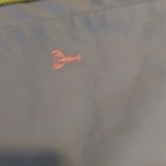 new Old Navy khaki Grayish pants with pink lobsters embroidered size 10 tall - Picture 9 of 15